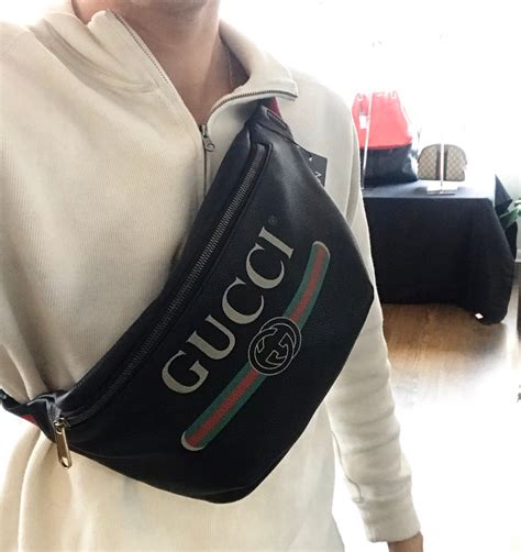 gucci dupe fanny pack|gucci fanny pack for men.